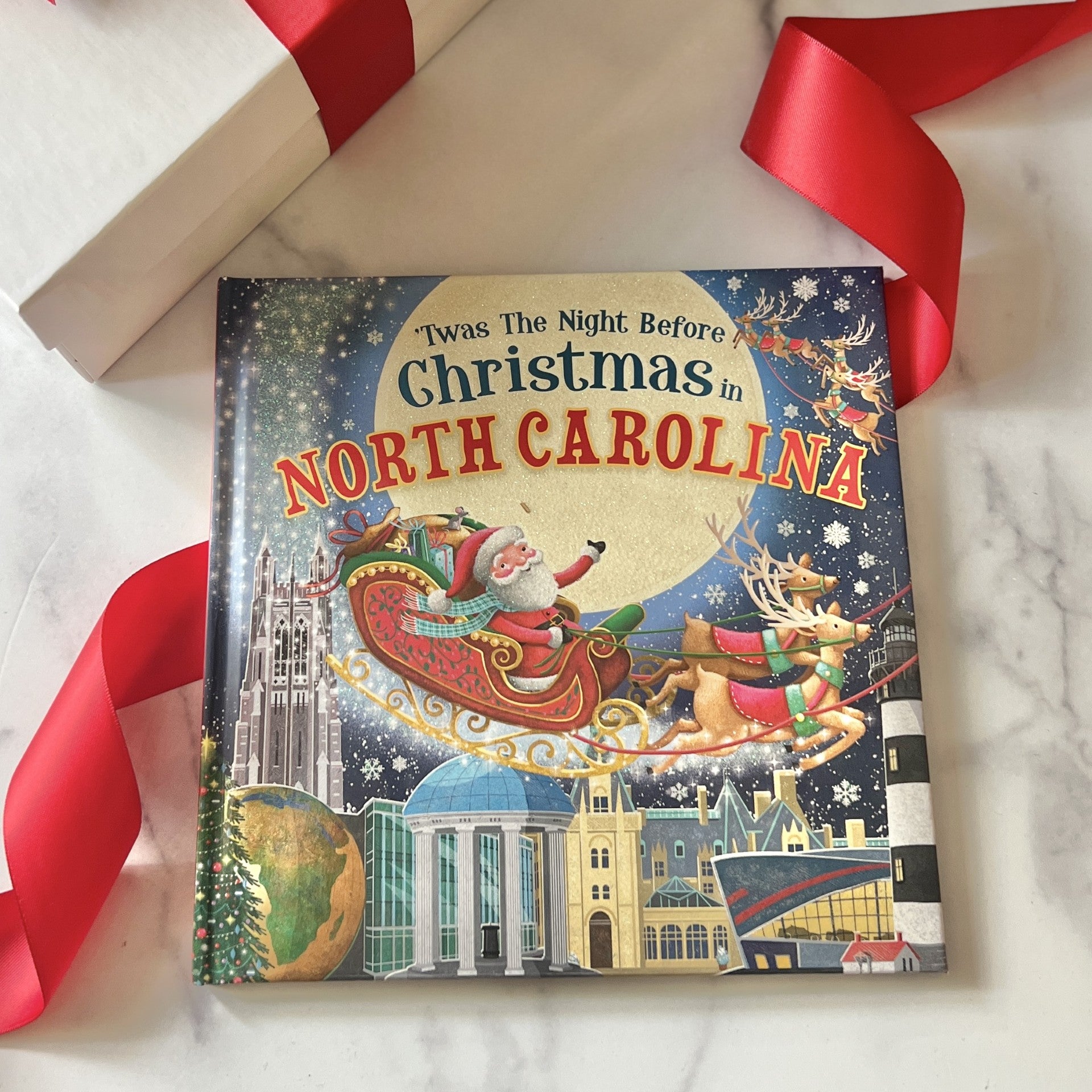 'Twas The Night Before Christmas in North Carolina Children's Book
