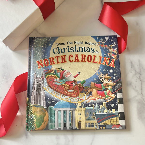 'Twas The Night Before Christmas in North Carolina Children's Book